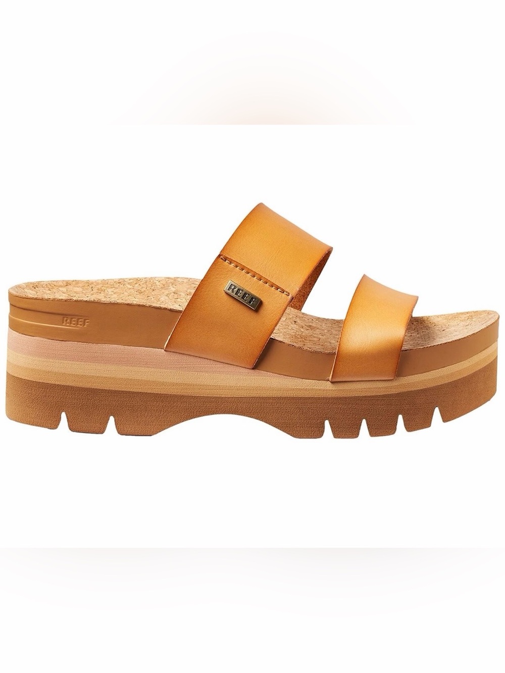Reef Cushion Vista Hi 2.5 Double-Strap Slide Sandals